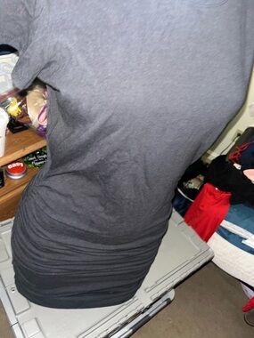 Women’s Black Short-Sleeve Crewneck Top